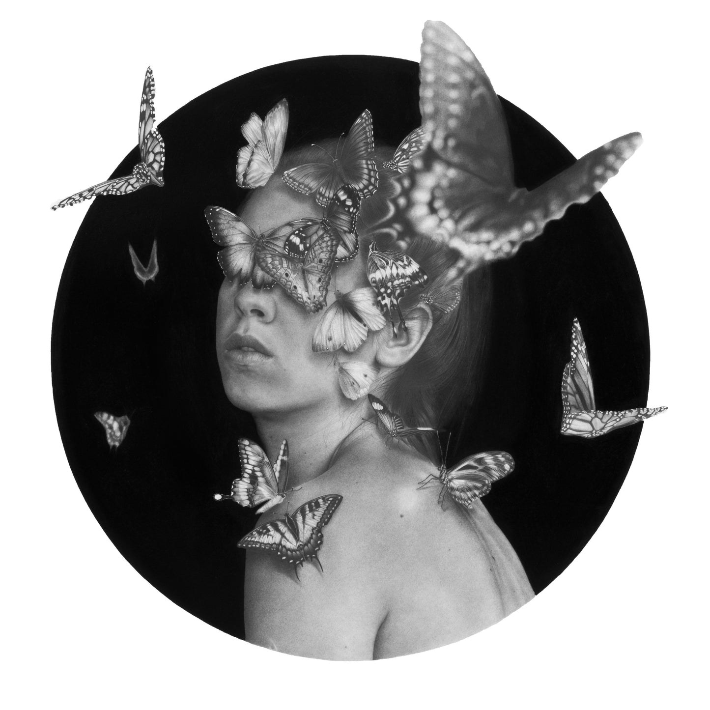 Girl With Butterflies